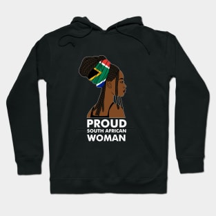 Proud South African Woman, South Africa Flag Hoodie